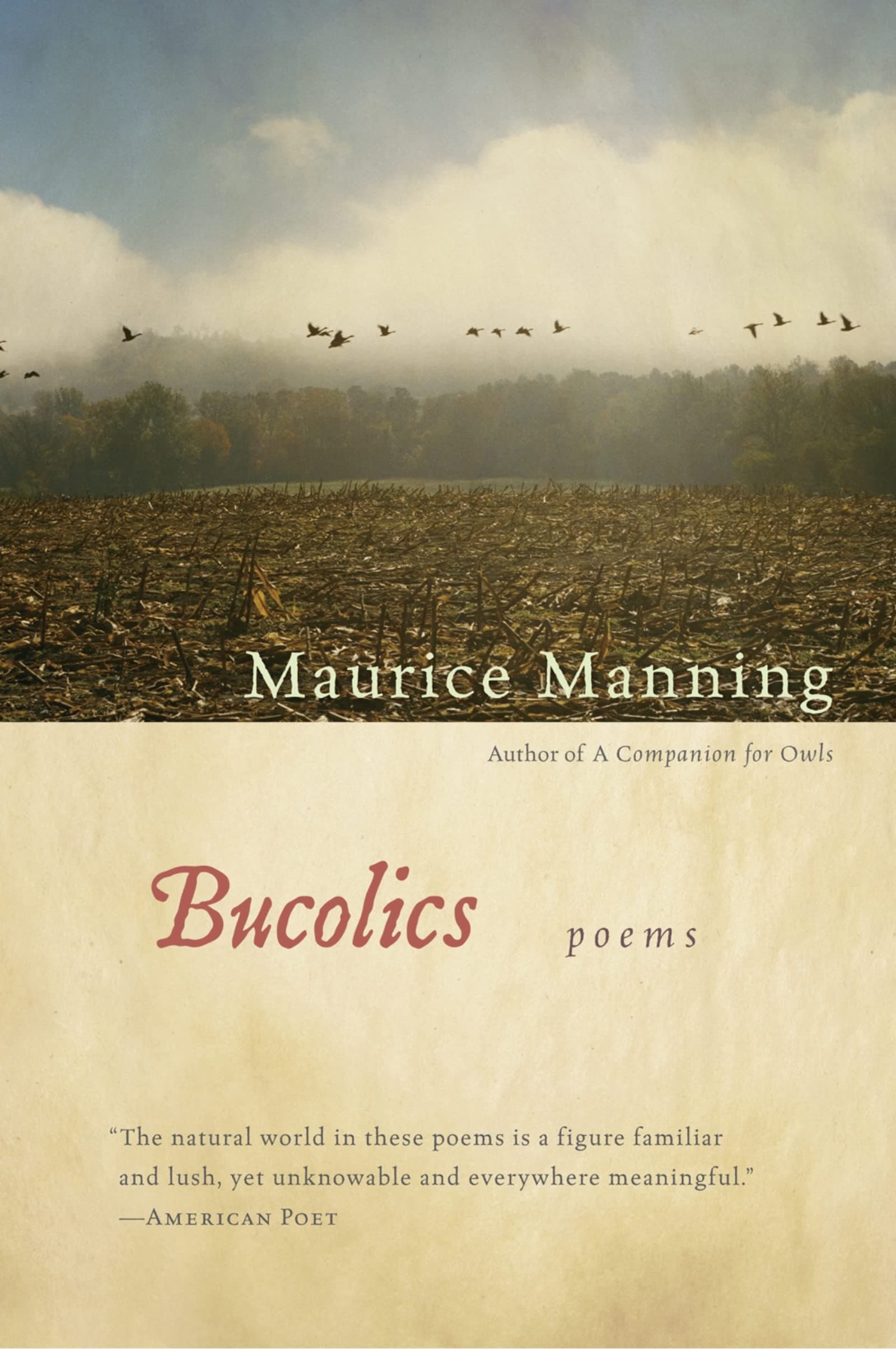 Bucolics: Poems