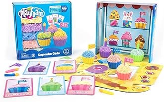Educational Insights Playfoam Cupcake Cafe Set, With 5 Colors Of Playfoam, Non-Toxic, Sensory Toy, Gift For Boys & Girls, Ages 3+