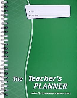 EDUCATIONAL PLANNING BOOKSThe Teachers Planner 2025-26 | (A4, 5 Periods) | Page-a-Day & Undated, with Dedicated Pages for Year Planning, Exams, Marking, Contacts, and more - Green (TP13-G)