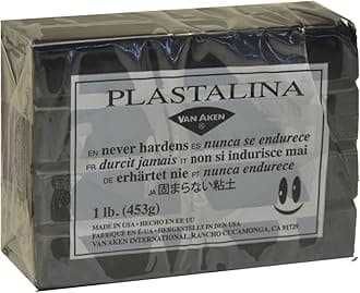 Plastalina Modeling Clay Black 1lb
