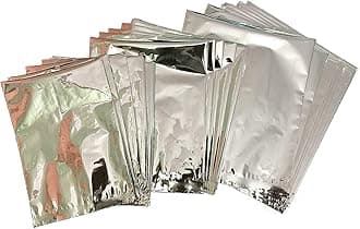 Silver Foil Bag | Aluminium Pouches | Packaging Hot/Dry Foods | Parcel Bags | Biryani Pouch | Multipurpose Packet for Tea, Coffee, Grocery | Pack of 100 Pcs - 1.5 KG (10 * 12 Size)