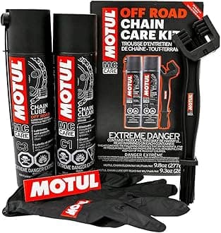 Chain Care Kit Off Road - Complete Motorcycle Chain Maintenance System W/Chain Cleaner (C1) & Chain Lube (C3) MC Care System (109788)