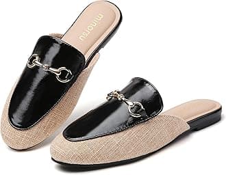 Minorsu Buckle Mules for Women
