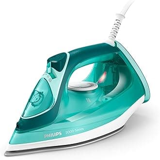 Philips Speed Pro DST3030/70 Steam iron 2400 W Green World's No.1 Ironing brand, 40g/min Steam with 180g Steam Boost Ceramic Soleplate with Auto Shut-off & Drip Stop Technology, Large 300ml Water Tank