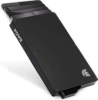 Card Holder Wallet, Mens Minimalist Slim Metal RFID Blocking Contactless Card Protector