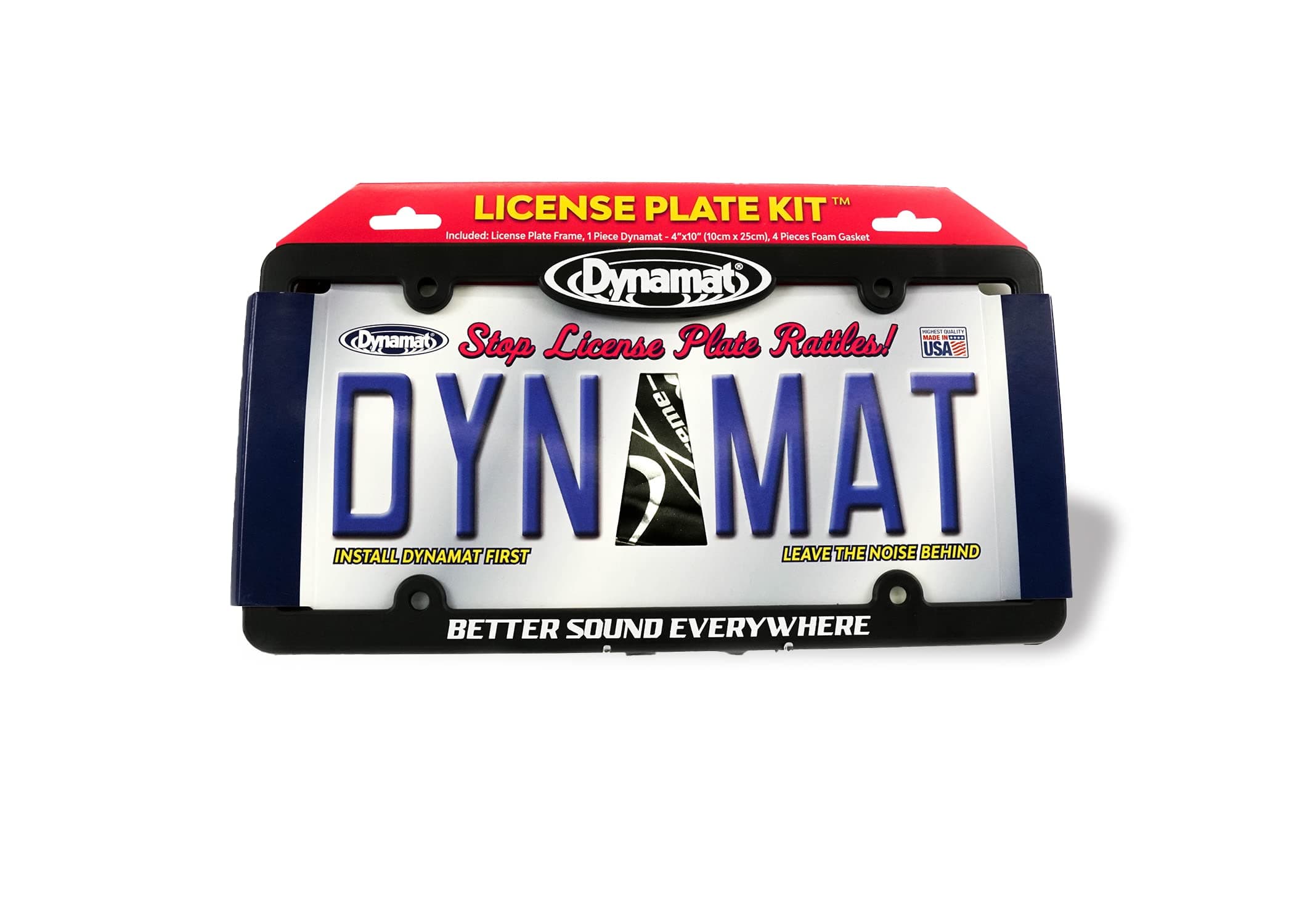 Dynamat19100 License Plate Kit