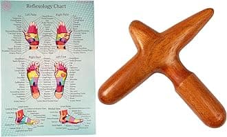 CCcollections Wood Therapy Massage Tools, Reflexology Wooden Stick Tool, Traditional Equipment for Relieving Muscle Pain Body Lymphatic Drainage Massager - (DB 1SET, 1, Count)