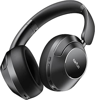 Wave Pro Hybrid Active Noise Cancelling Headphones, Wireless Over Ear Bluetooth Headphones, LDAC Hi-Res Audio, 80H Playtime, Comfortable Fit, 5-Mic Clear Calls, Multipoint Connection, EQ in APP