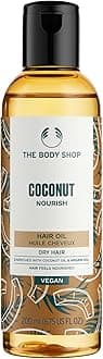 The Body Shop Coconut Oil Brilliantly Nourishing Pre-Shampoo Hair Oil, 6.75 Fluid Ounce