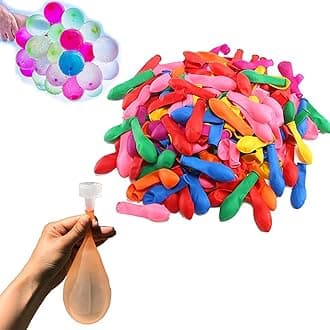 500 Pack Water Balloons with 2 Refill Kits, Latex Water Balloons Fight Games Summer