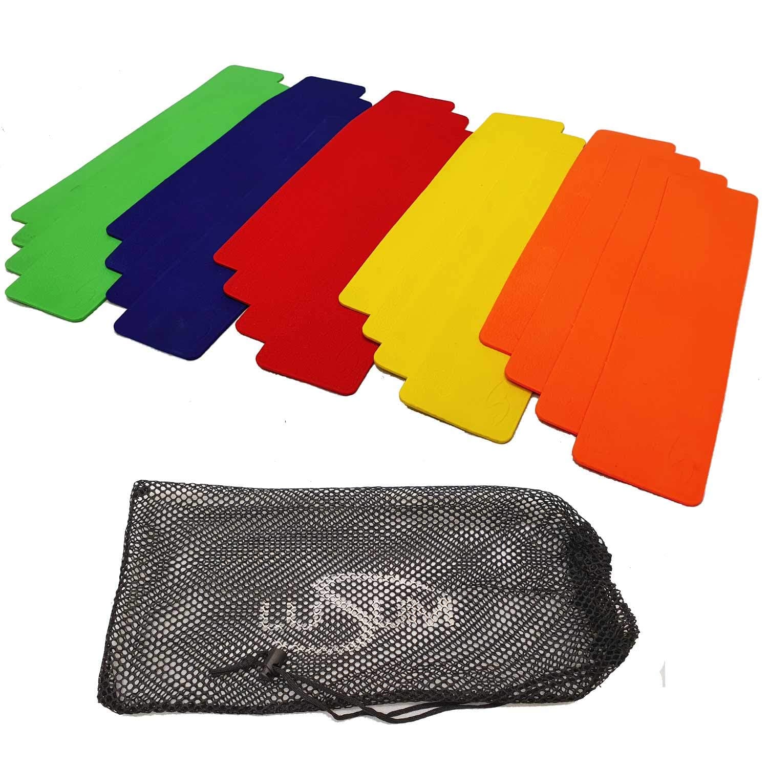 Non-Slip Rectangular Rubber Markers