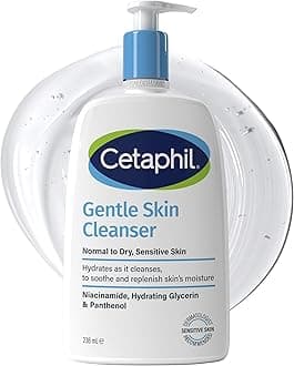 – Gentle Skin Cleanser, 236ml, Face & Body Wash, For Normal To Dry Sensitive Skin, With Niacinamide & Glycerin, Soap Free, Packaging May Vary