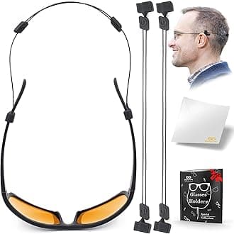 SIGONNA Eye Glasses String Strap Holder - No Tail Sunglass Strap for Man Wome...
