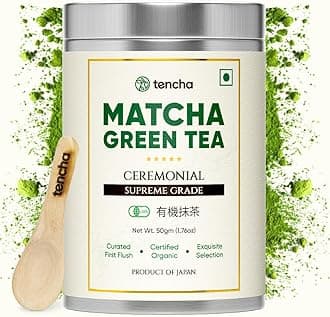 Ceremonial Supreme Grade Matcha Tea | JAS Certified Organic | 100% Pure Supreme Grade | Japanese Matcha Green Tea