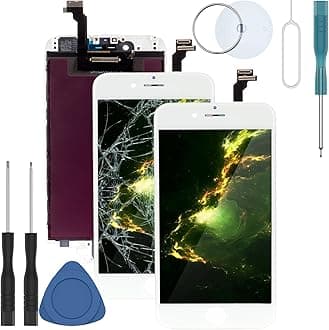 ZTR for iPhone 6 Plus 5.5 inch LCD Display Digitizer Glass Touch Screen Replacement Full Frame Assembly Set with Repair Tools Kit White