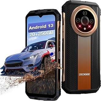 DOOGEE V31GT Rugged Smartphone 5G,Android 13 Rugged Smartphone MTK Dimensity 1080, 20GB+256GB Rugged Cell Phone with 10800mAh,Thermal Imaging Camera 50MP,6.58'' FHD+Display, Face Unlock, NFC, GPS