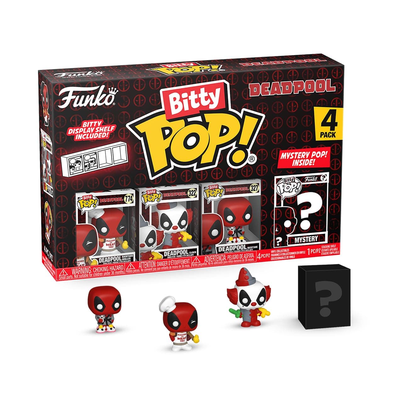 Bitty Pop! Deadpool Figures 4-Pack