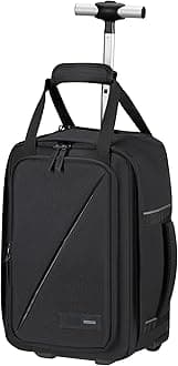 Take2Cabin - easyJet Cabin Bag 36 x 20 x 45 cm, 38 L, 0.80 kg, Hand Luggage, Airplane Backpack M Underseater, Black, 40 x 25 x 20 cm (Wheeled), Ryanair Cabin Bag on Wheels