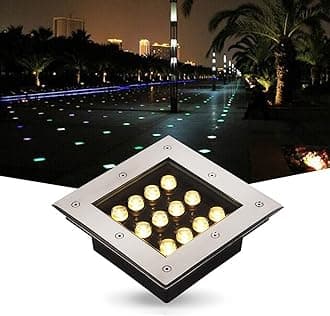 LED Underground Light Recessed In Ground Light IP66 Waterproof Outdoor Buried Lights for Bridge Pathway Garden Landscape Lighting, AC85-265V (White 36W)