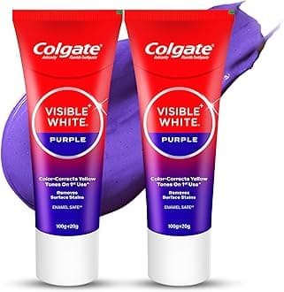 Colgate Visible White Purple Visible White Purple 200+40g 240 gm Tube