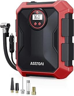 AstroAI Tire Inflator Air Compressor (Red)