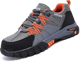 Safety Shoes Steel Toe Lightweight Work Sneakers for Men and Women Kevlar Midsole Slip Resistant Industrial Footwear
