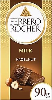 Ferrero Rocher Milk Hazelnut Chocolate, 90 g