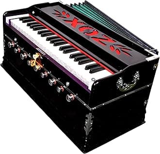 Xoz 9 Stopper, Chudidaar Bellow, 42 Key, Two Reed(Bass-Male),3 1/2 Octave,Kapler | 440 tuned Harmonium