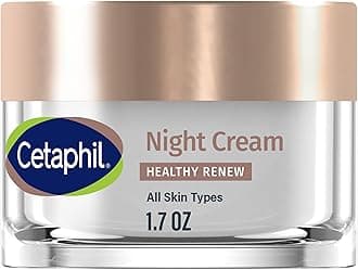 Cetaphil Healthy Renew Skin Tightening Night Cream 1.7 Oz, Wrinkle Repair Cream for Face with Peptides, Retinol Alternative Cream For Sensitive Skin, Fragrance Free