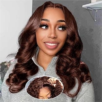 Chocolate Brown 5x5 Body Wave Hd Lace Closure Wigs Human Hair Wear And Go Glueless Bob Wig Human Hair Bob Wig For Black Women Glueless Wigs Human Hair Closure Bob 200% Density 16 Inch