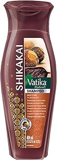 Dabur Vatika Naturals Shikakai Hair Shampoo for Women, Mild Care for Greying & Damaged Hair, Natural Shine & Split-End Care, Gentle Cleansing with Shikakai for Soft, Healthy Hair, 400ml
