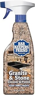 Bar Keepers Friend Granite & Stone Cleaner & Polish (72g) Granite Cleaner for Use on Natural, Manufactured & Polished Stone, Quartz, Silestone, Soapstone, Marble - Countertop Cleaner & Polish (1)