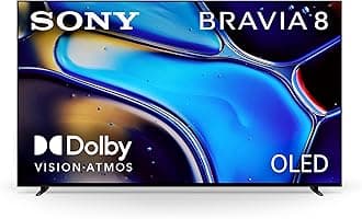 65 Inch OLED 4K Ultra HD TV BRAVIA 8 Smart Google TV with Dolby Vision HDR and Exclusive Features for PlayStation 5 (K-65XR80)