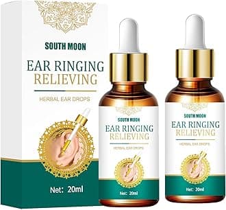 Ringing Relieving Cureear Drops,Ear Ringing Remedy Drops,Earache Drops for Adult Ear Infections, Tinnitus Relief, Best Ear Drops for Swimmers' Ears (2pcs)