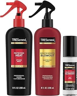- Blowout Products for Hair with 450°F Heat Protection & Frizz Control – Keratin Smooth Blowout Spray & Silk Serum + Protecting Heat Spray (3 Piece Set)