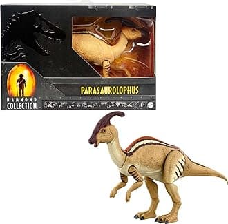 Jurassic World The Lost World Hammond Collection Dinosaur Action Figure, Parasaurolophus Dino Toy with 20 Articulations, 12 Inches Long