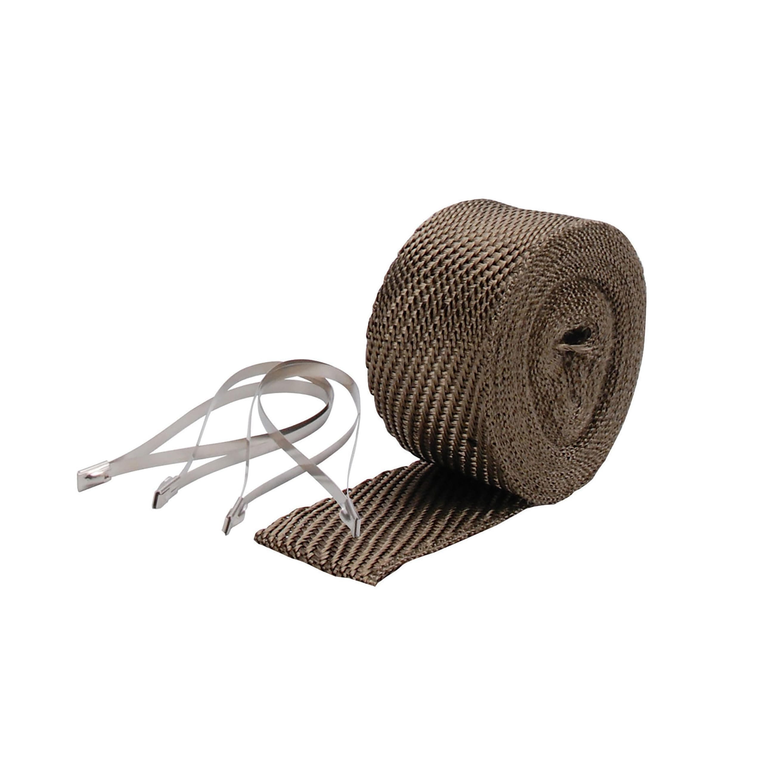 Design Engineering 010123 2" x 25' Pipe Wrap Kit with 4 Locking Ties - Titanium