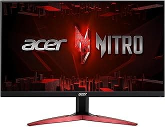 Nitro 23.8" Full HD 1920 x 1080 PC Gaming IPS Monitor | AMD FreeSync Premium | 180Hz Refresh | Up to 0.5ms | HDR10 Support | 99% sRGB | 1 x Display Port 1.2 & 2 x HDMI 2.0 | KG241Y M3biip