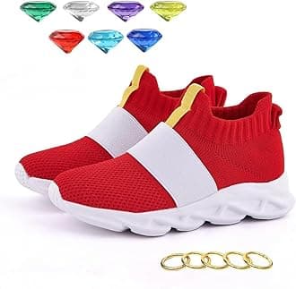 SharinganShoes for Kids Boys Girls Red Running Sneakers Birthday Sonic Shoes Fashion Walking Shoes