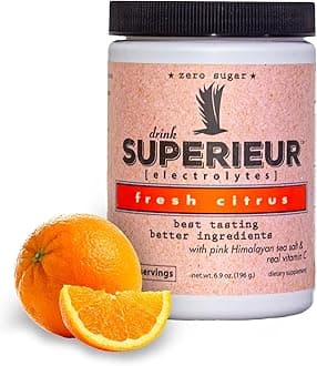 Electrolytes – Plant Based Electrolyte Supplement w/Sea Minerals for Hydration & Recovery – Keto Friendly, Non-GMO, Zero Sugar, Vegan Healthy Sports Drink Powder – Citrus (70 Servings)