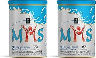 BRITISH LIFE SCIENCES MMS Follow up formula for 6-12 month old babies | Stage 2 Infant formula for overall development (Pack of 2)