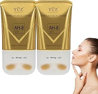 Ycz AH-8 Firming Neck Cream for Crepey Skin Body Care Comfort, Contains Hexapeptide, Moisturizing, Tightening Lotions Cosmetic Skin Care Skin Repair(Pack of 2)