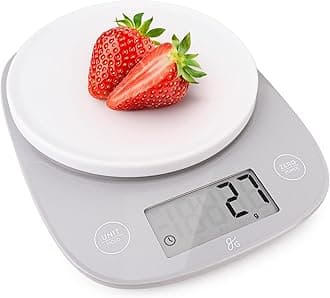 Greater Goods Digital Baking Scale - Ultra Accurate Kitchen or Food Scale with High Precision & Single Sensor | Perfect for Prepping Breads, Cookies, Pastry, and Weighing Food | Grams, Ounces, Pounds