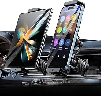Car Tablet Holder, Car Air Vent Phone Holder, Smartphone Holder That Never Falls, Car Phone Stand, Suitable for 7-12.9 Inch Devices, Tablet Holder for iPhone Z Fold 6 5 4 3 2 iPad Mini