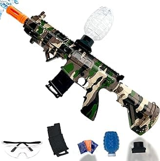 Gel Ball Blaster M416 for Orbeez, Outdoor Games Splatter Gel Ball Blaster (Camouflage) - Ages 14+