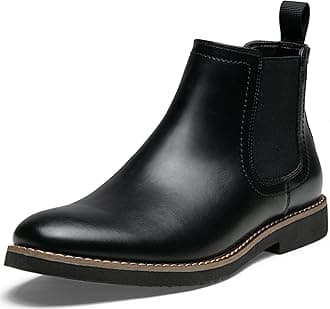 Chelsea Boots Men Casual Dress Boots Black Ankle Classic Slip on Boots for Men