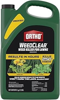 WeedClear Weed Killer for Lawns Concentrate, Kills Dandelion, and Clover, Treats Up to 64,000 sq. ft., 1 gal.
