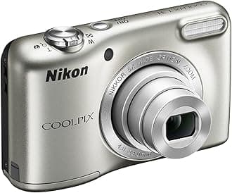 Nikon COOLPIX L31 Compact Digital Camera - (16.1 MP, 5x Optical Zoom) 2.7-Inch LCD - Silver