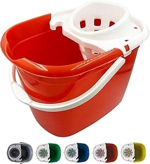 Colour Coded Mop Buckets - Red