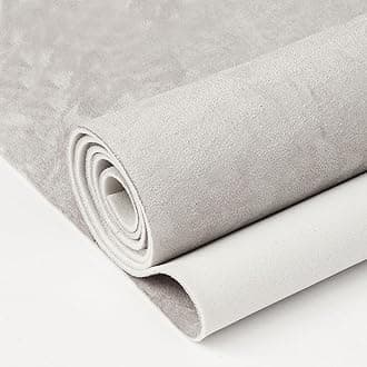 Suede Auto Headliner Fabric 96" L × 60" W with Foam Backing - Grey Interior Replacement Material for Car/Truck/SUV/RV Roof, Tube Packaging - Home Repair/DIY Headliner Material